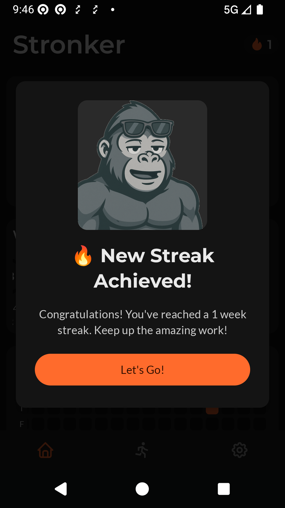 Streak Dialog